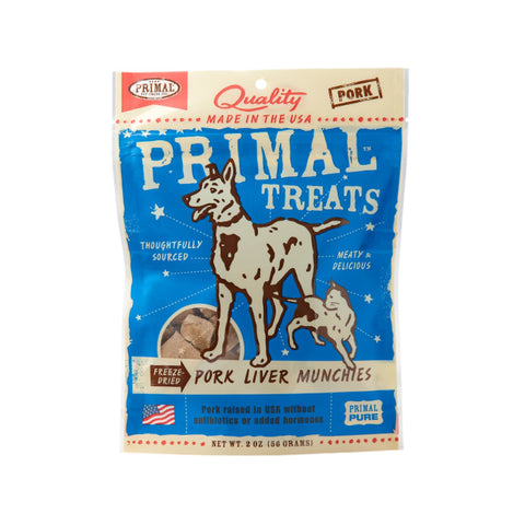 Primal Freeze Dried Pork Liver 2oz