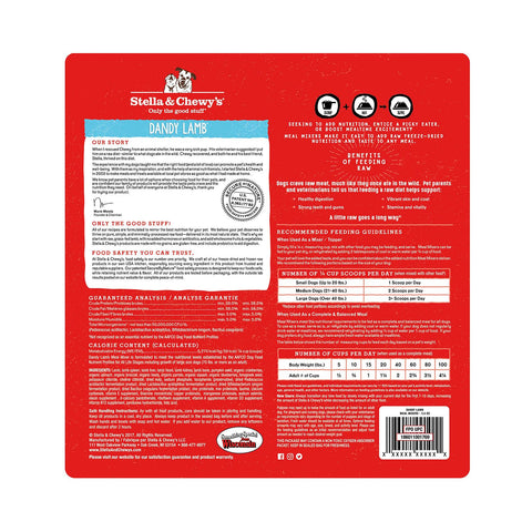 Stella & Chewy's Dog Meal Mixers Lamb