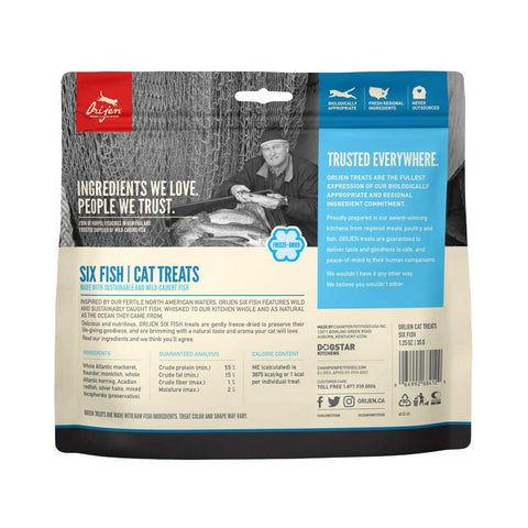 Orijen Cat Freeze Dried Six Fish Treat 1.25oz