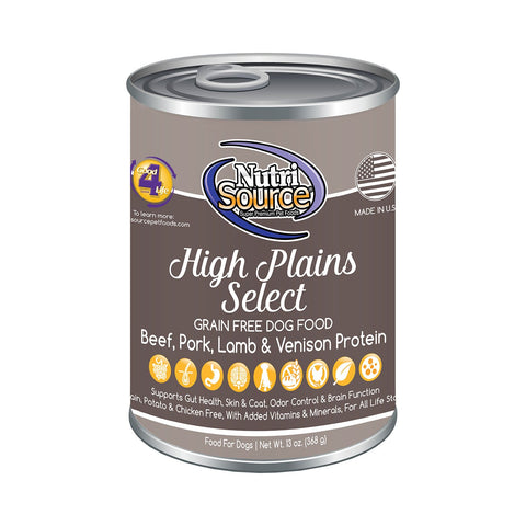 Nutrisource Grain Free High Plains Can