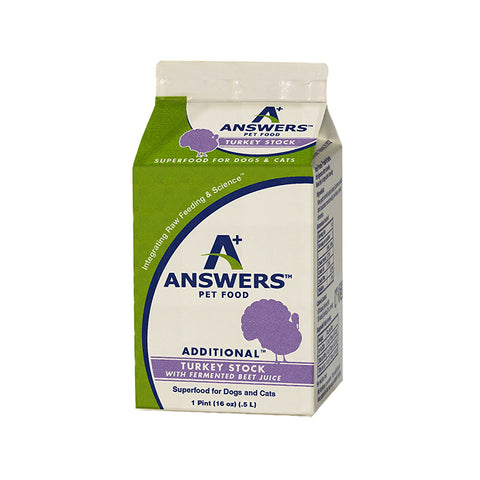 Answers Turkey Stock & Fermented Beet Juice Pint