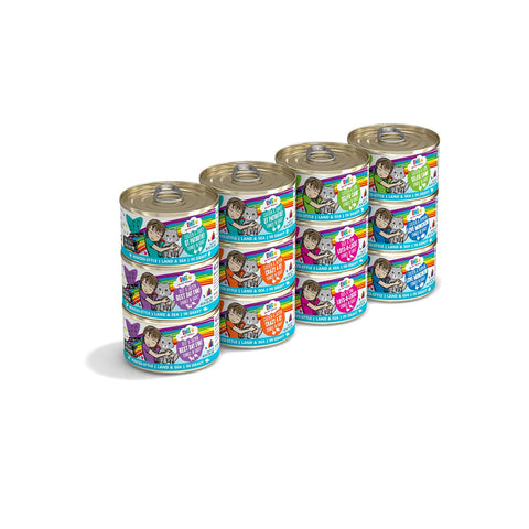 Weruva BFF OMG Cat Rainbow Road Variety Pack Can 2.8oz