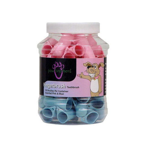 Paw Brothers Finger Toothbrush 50ct Case