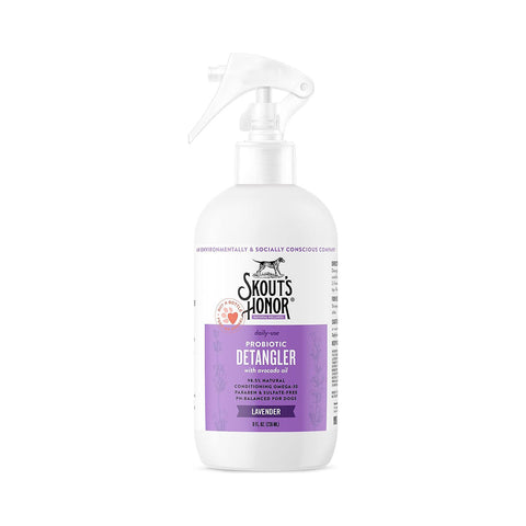 Skout's Honor Probiotic Detangler Spray Lavender 8oz