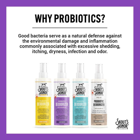 Skout's Honor Probiotic Deodorizer Spray Unscented 8oz