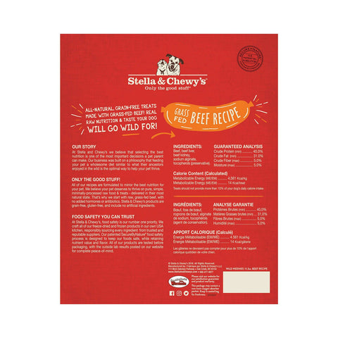 Stella & Chewy's Wild Weenies Beef Grass Fed 3.25oz