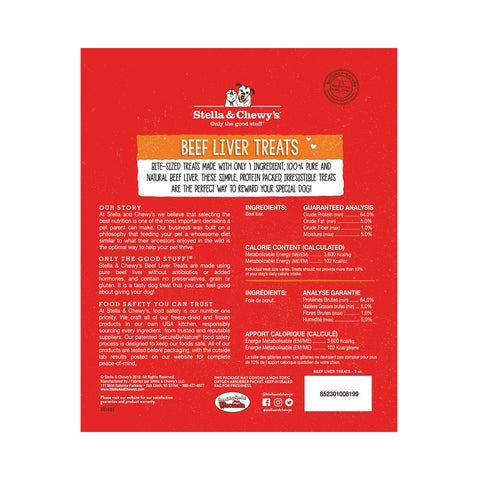 Stella & Chewy's Beef Liver Treats 3oz