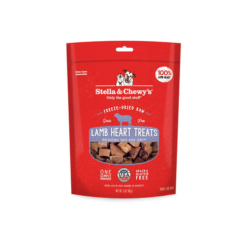 Stella & Chewy's Lamb Heart Treats 3oz