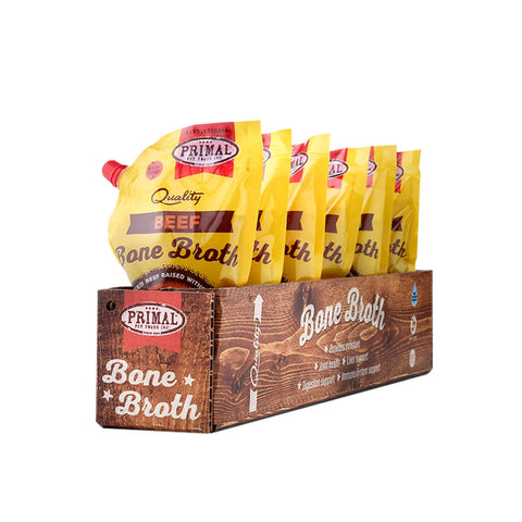 Primal Raw Beef Bone Broth 20oz Case