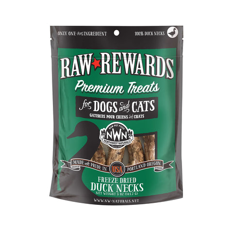 Northwest Naturals Freeze Dried Duck Neck 6ct