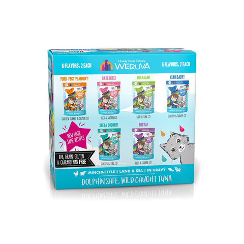 Weruva BFF OMG Cat Potluck Variety Pack Pouch 2.8oz