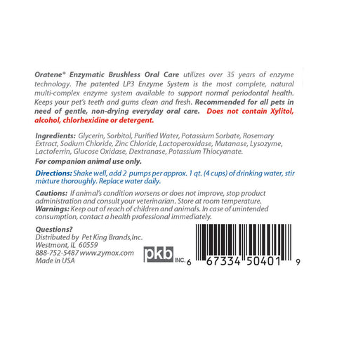 Zymox Oratene Oral Care Water Additive