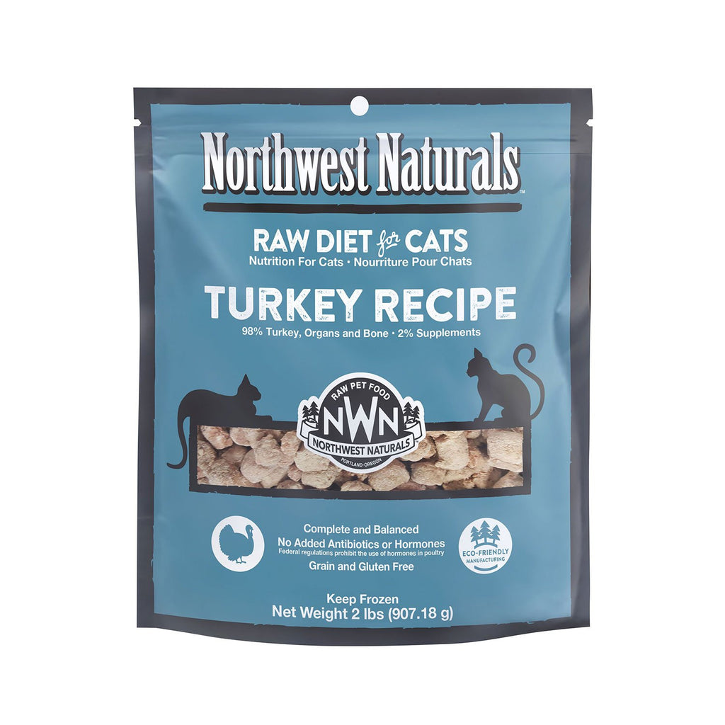 Northwest Naturals Cat Raw Turkey 2lb Nibbles