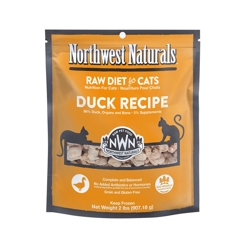 Northwest Naturals Cat Raw Duck 2lb Nibbles