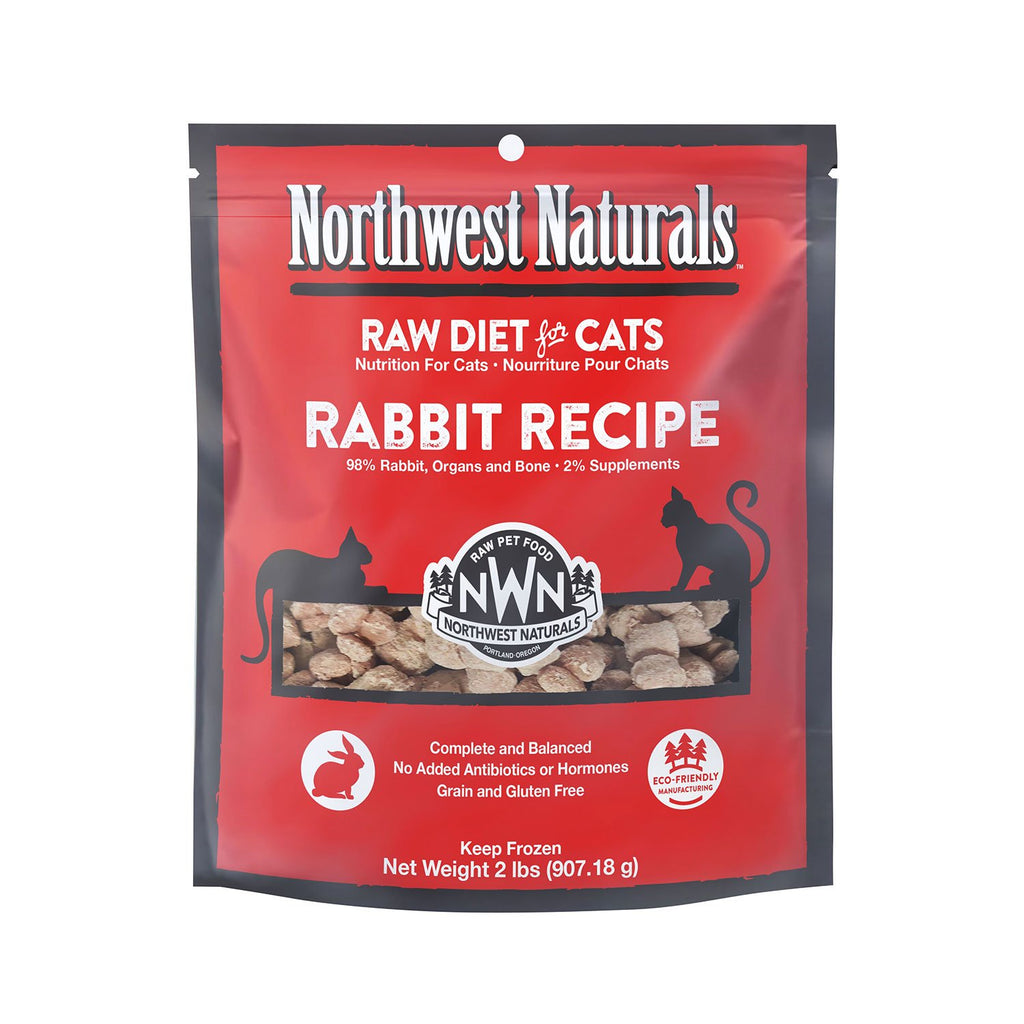 Northwest Naturals Cat Raw Rabbit 2lb Nibbles