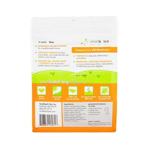 SmallBatch Freeze Dried Chicken Bites 7oz