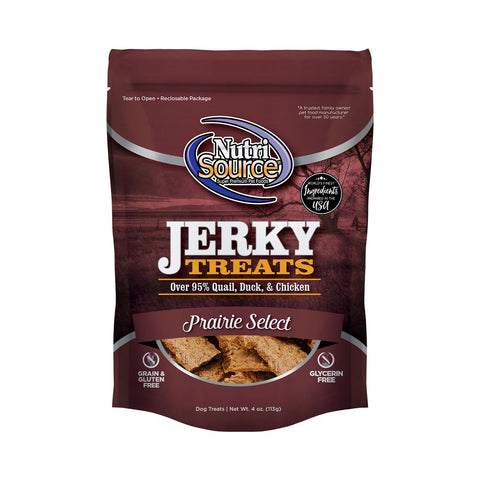 Nutrisource Jerky Prairie Dog Treat 4oz