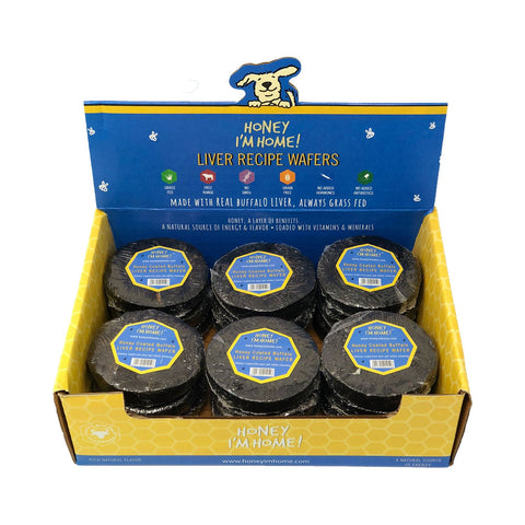 Honey Im Home Buffalo Liver Wafer