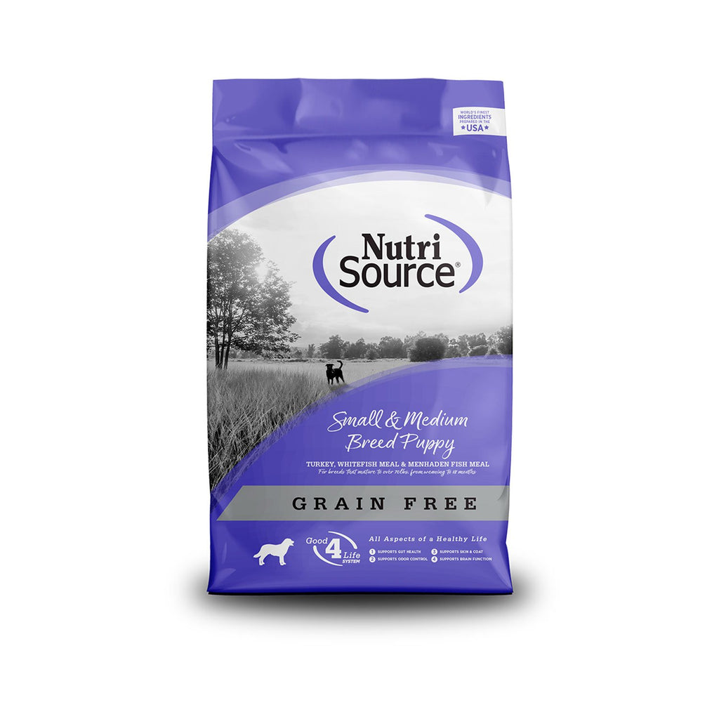 Nutrisource Grain Free Small & Medium Breed Puppy Turkey
