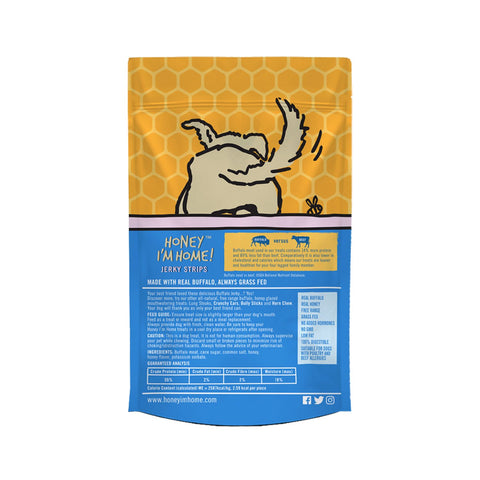 Honey Im Home Buffalo Jerky Strips 3.5oz