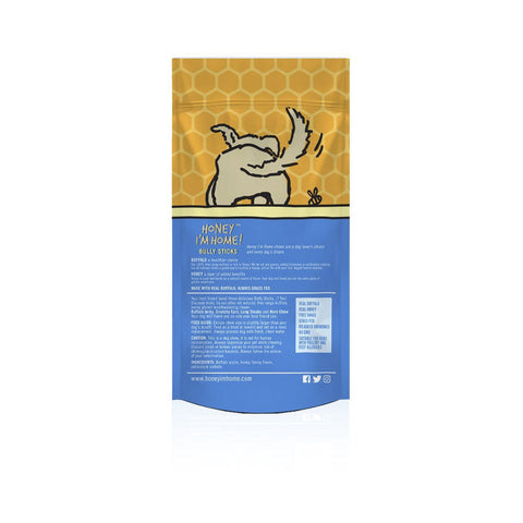 Honey Im Home Buffalo Bully Sticks 5pcs 3.15oz