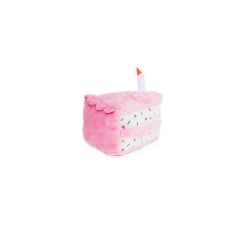 ZippyPaws Birthday Cake Pink