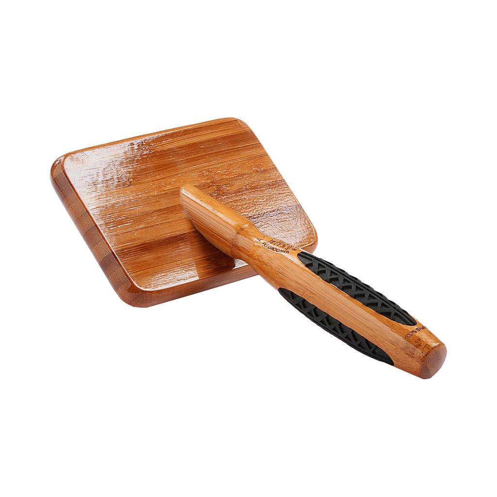 Rubber Bowl Scraper with Bamboo Handle