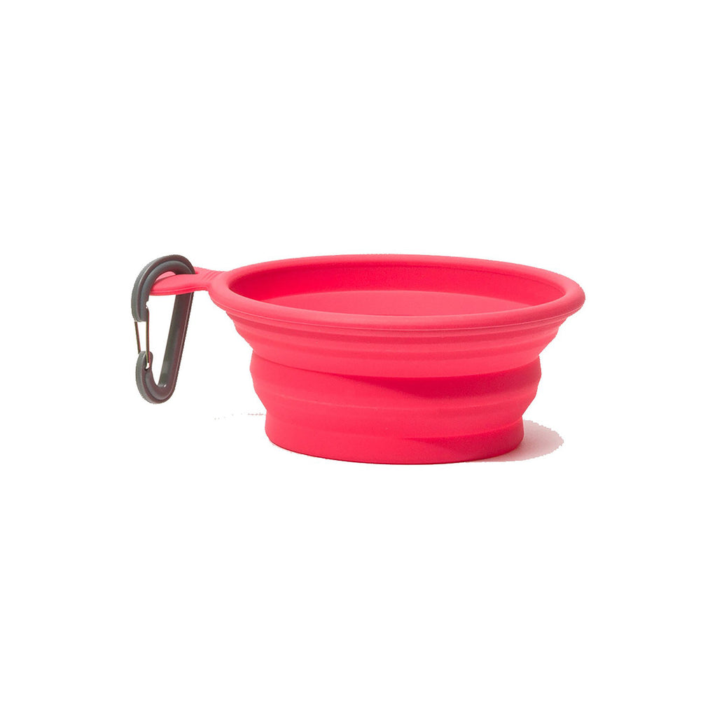 Messy Mutts Silicone Non-Slip Dog Bowl Mat Red