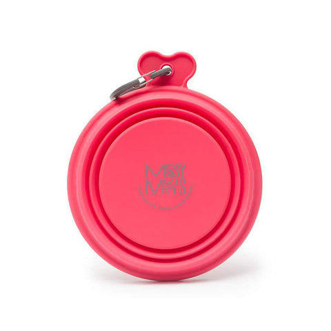 Messy Mutts Silicone Collapsible Bowl Watermelon