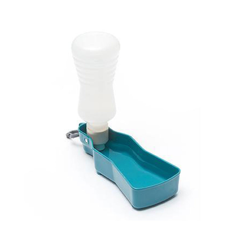 Messy Mutts Plastic Travel Water Feeder Blue