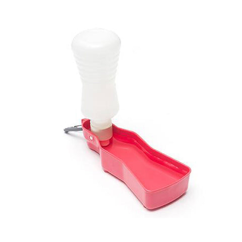Messy Mutts Plastic Travel Water Feeder Watermelon