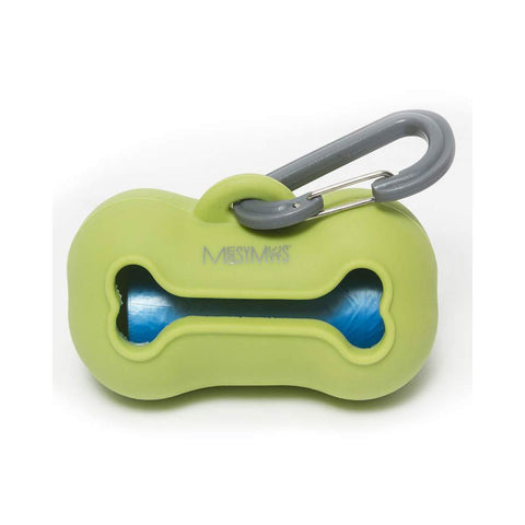 Messy Mutts Waste Bag Holder Green