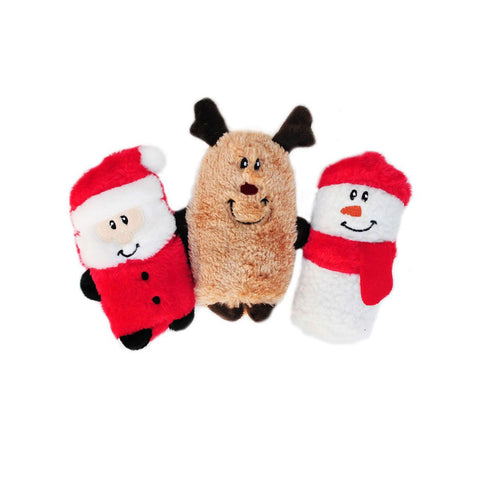 ZippyPaws Holiday Squeakie Buddies 3pk