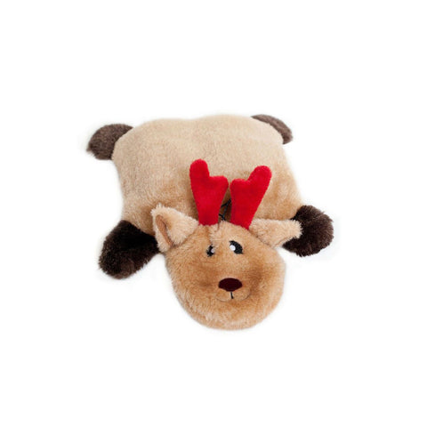 ZippyPaws Holiday Squeakie Pad Reindeer