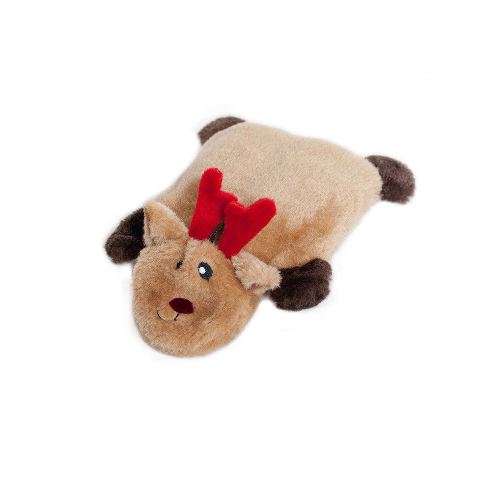 ZippyPaws Holiday Squeakie Pad Reindeer