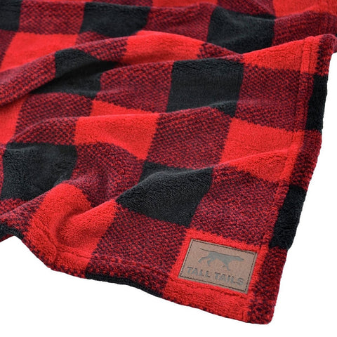 Tall Tails Fleece Blanket Hunters Plaid 30 x 40 MD