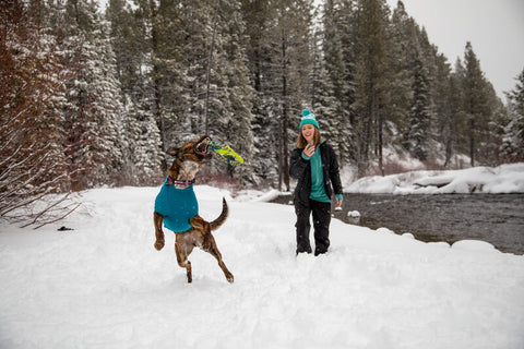 Ruffwear Pacific Ring Dog Toy Tumalo Teal - DISC