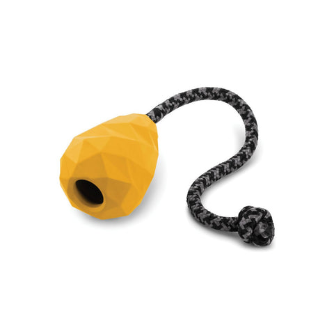 Ruffwear Huck A Cone Dog Toy Dandelion Yellow - DISC