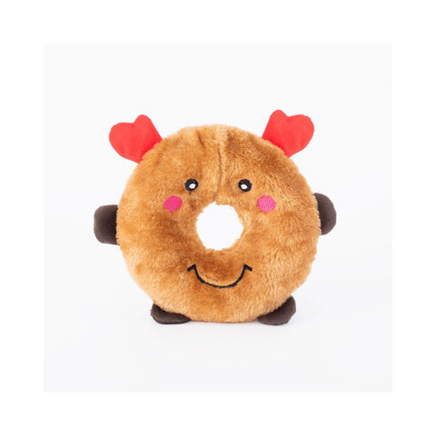 ZippyPaws Holiday Donutz Buddies Reindeer