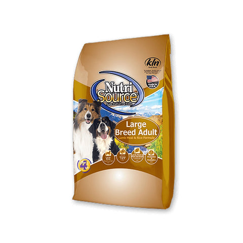 Nutrisource Large Breed Lamb & Rice 30lb
