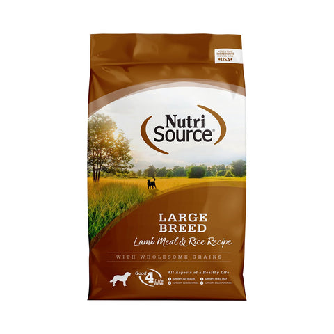 Nutrisource Large Breed Lamb & Rice 30lb
