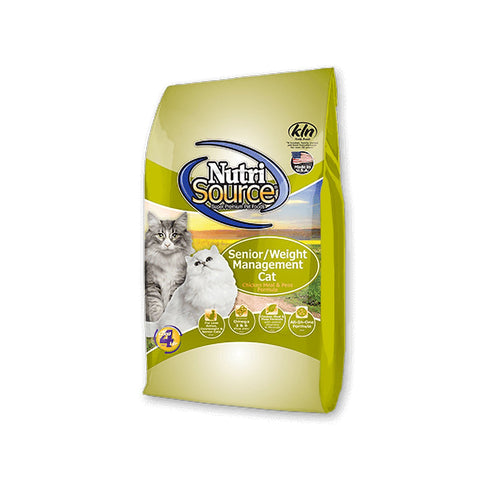 Nutrisource Cat Senior Weight Management Chicken & Rice 6.6lb