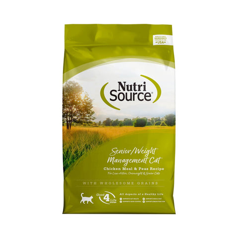 Nutrisource Cat Senior Weight Management Chicken & Rice 6.6lb