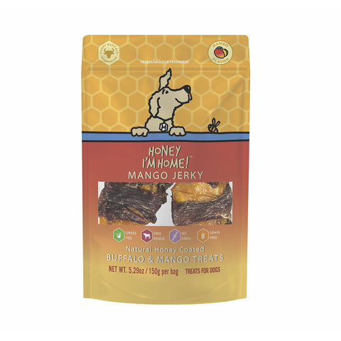 Honey Im Home Buffalo Jerky Mango 5.29oz