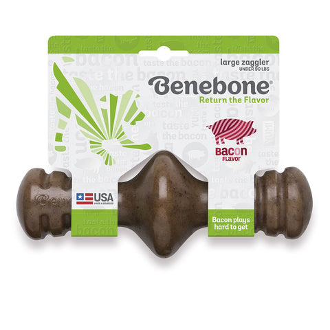 Benebone Zaggler Bacon Toy