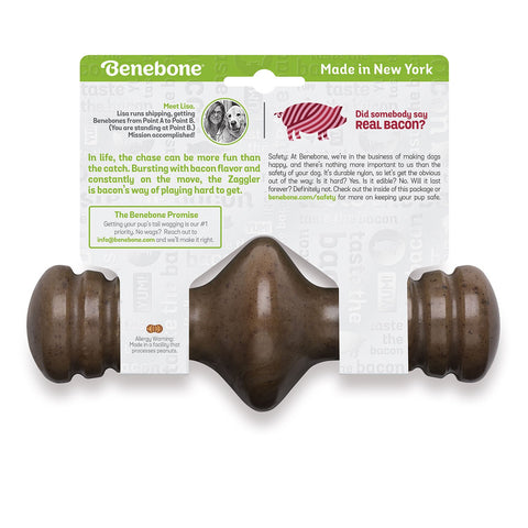 Benebone Zaggler Bacon Toy
