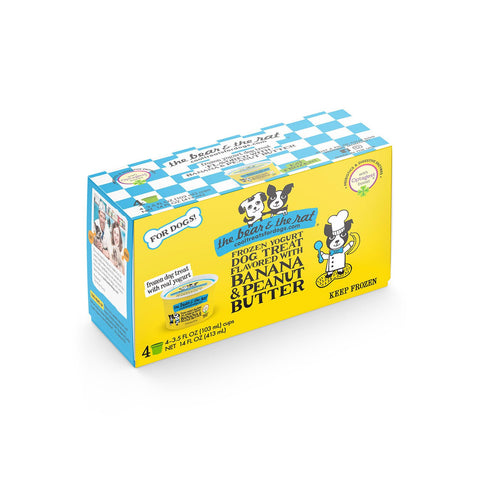 Bear & Rat Frozen Yogurt Banana & Peanut Butter