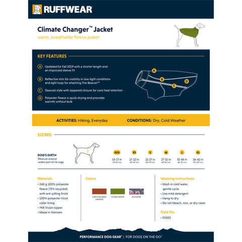 Ruffwear Climate Changer Jacket Glacier