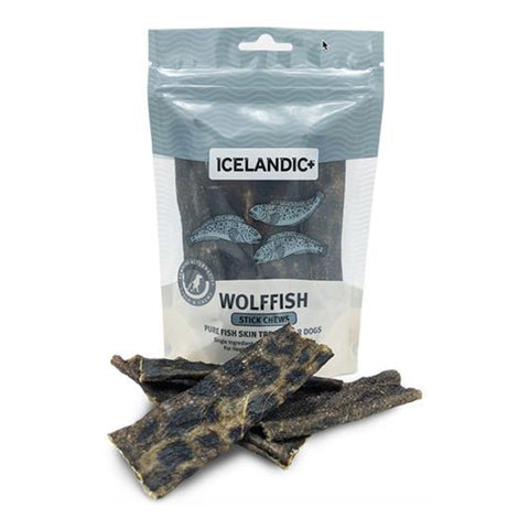Icelandic+ Wolffish Skin Stick Chews 4oz