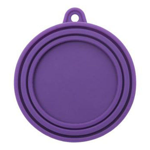Messy Mutts & Cats Silicone Can Cover Purple